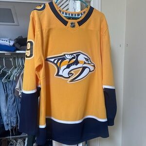 Nashville Predators Yellow Hockey Jersey